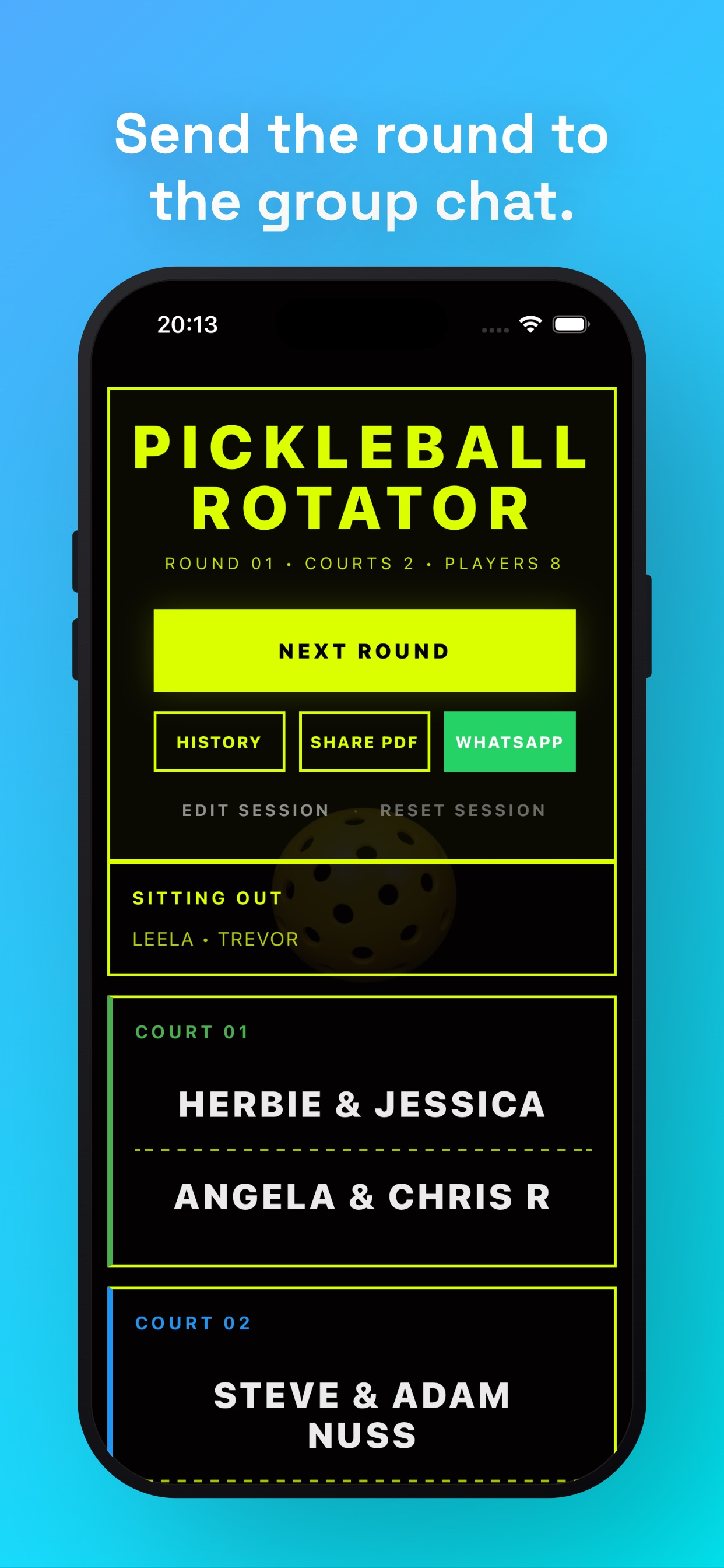 Pickleball Rotator