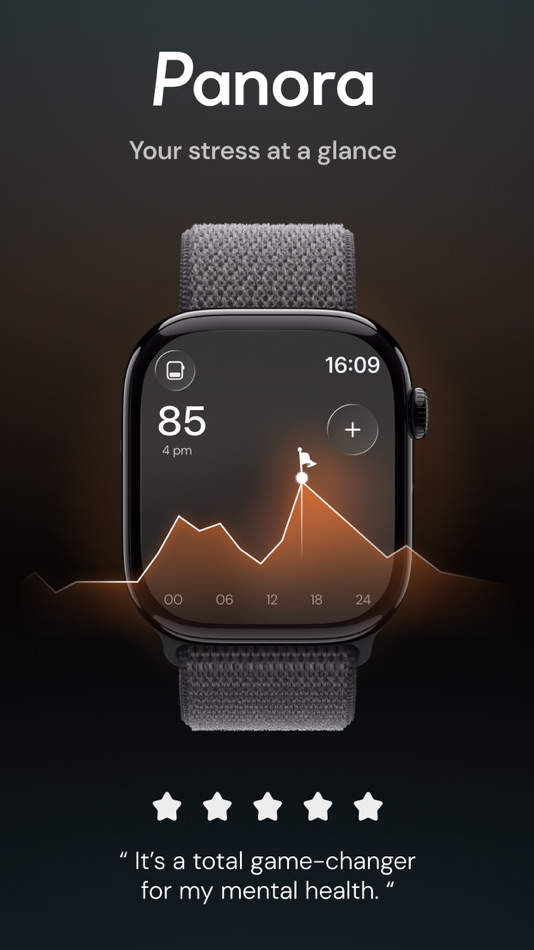 #1. Panora: Stress Watch, Heart (iOS) 由: BlueSignum Corp.