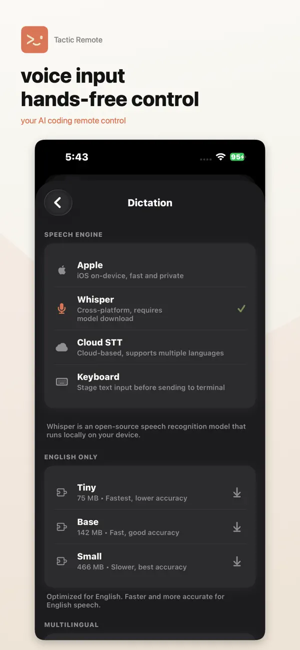#4. Tactic Remote: AI Coding (iOS) Ved: Shanghai TacticSpace Technology Co., Ltd.