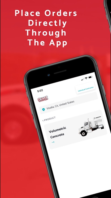 Screenshot 2 of Oliver Concrete App