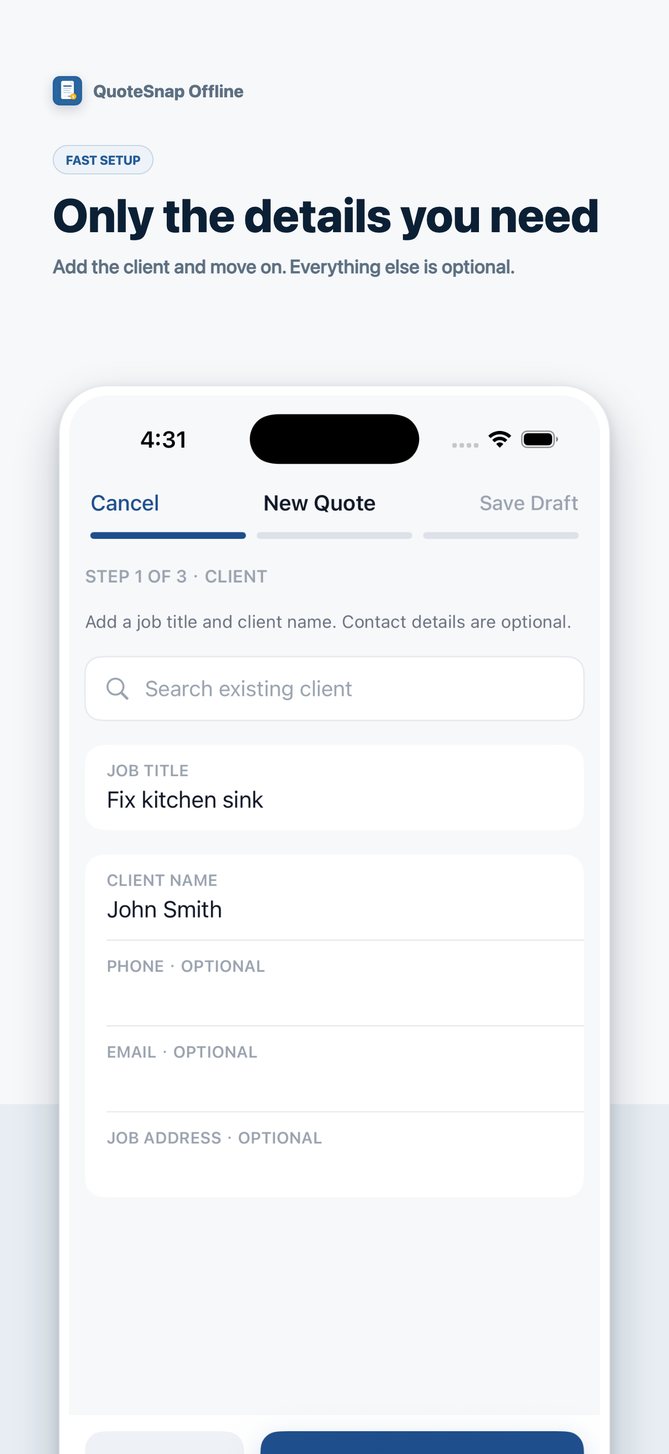 QuoteSnap Offline screenshot 4
