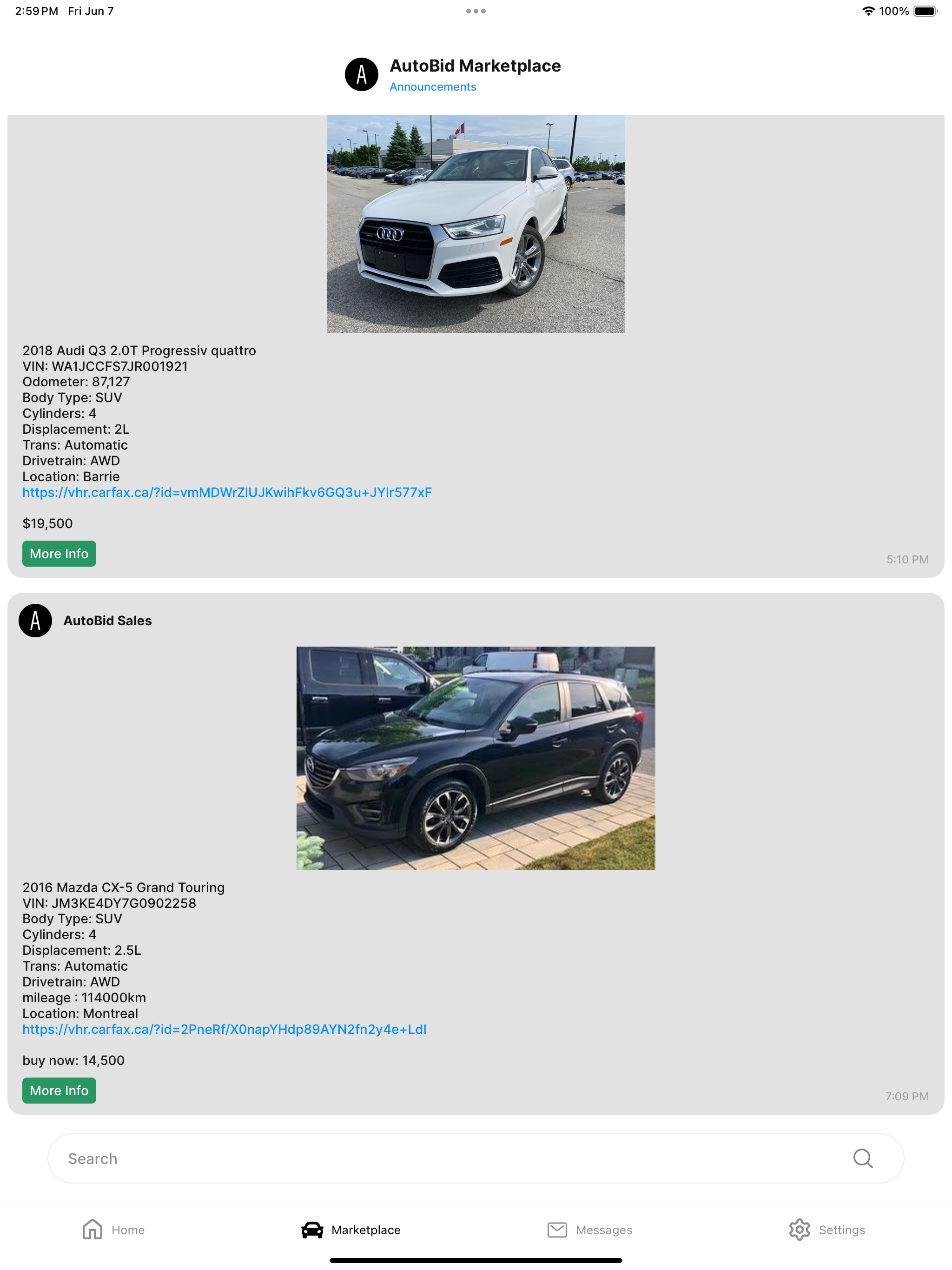 AutoBid Marketplace
