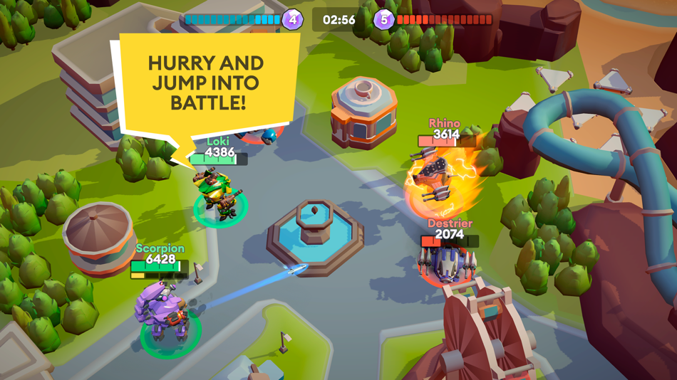 #5. Little Big Robots. Mech Battle (iOS) 由: MYGAMES MENA FZ LLC