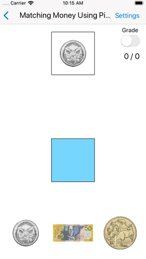 Matching Money Using Pics(AUD) screenshot 2