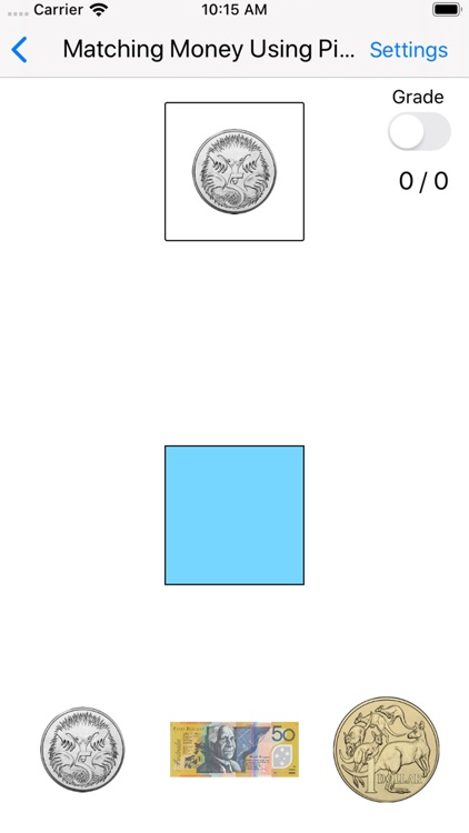 Matching Money Using Pics(AUD)