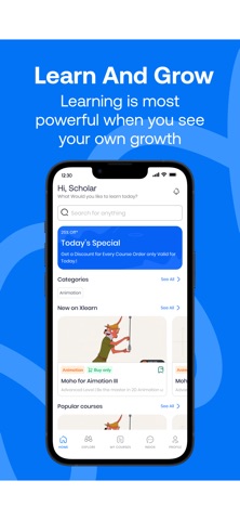 X Learn screenshot
