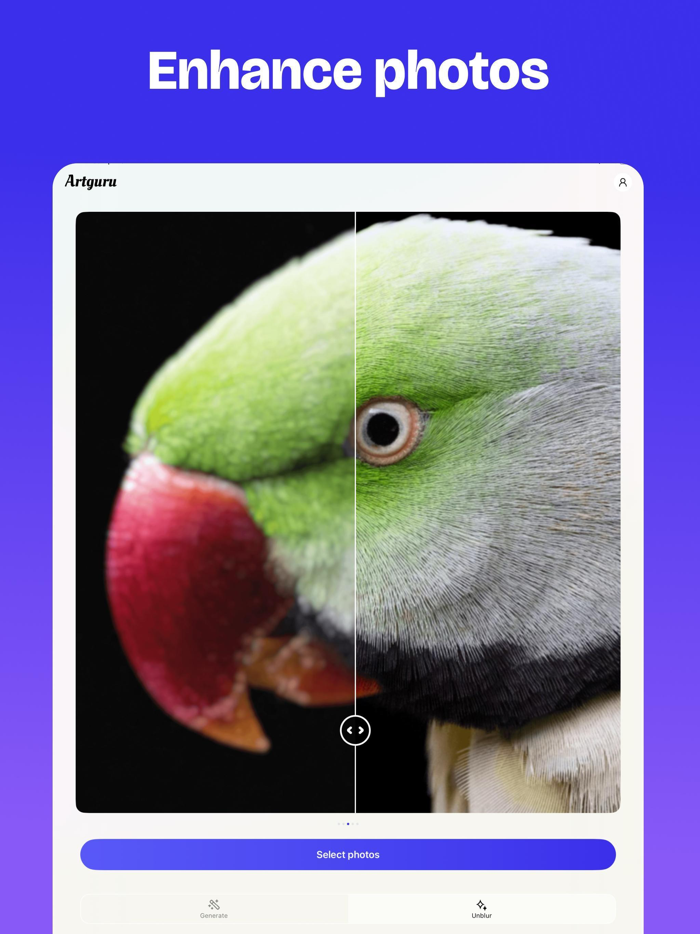 Artguru AI Photo Enhancer
