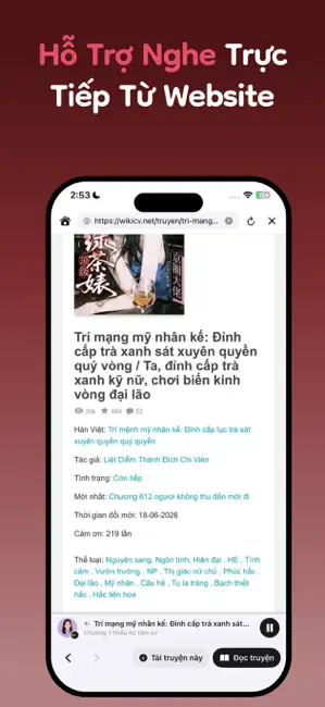 AI Novel Reader - Audio truyện iPhone screenshot 5