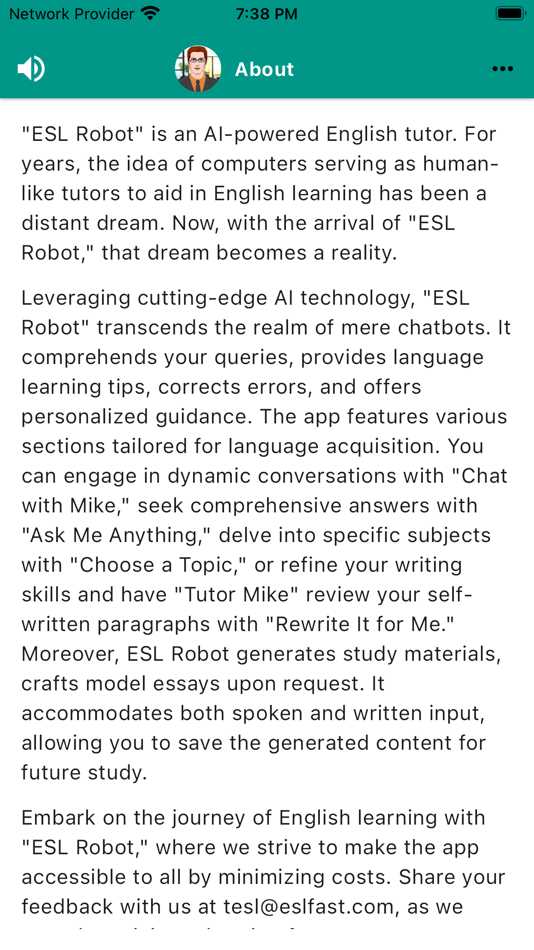 #1. ESL Robot 4 (iOS) 来自: Ron Lee