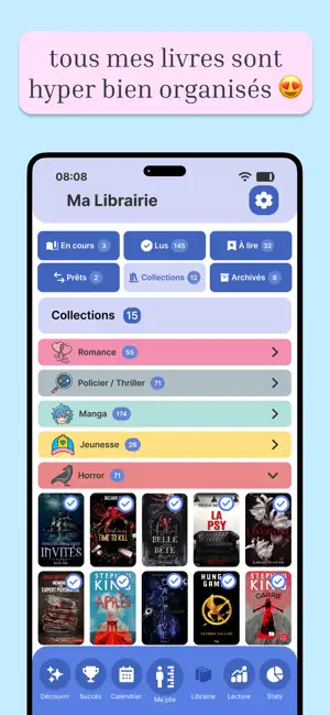 Book Nova : Suivi de Lecture iPhone screenshot 5