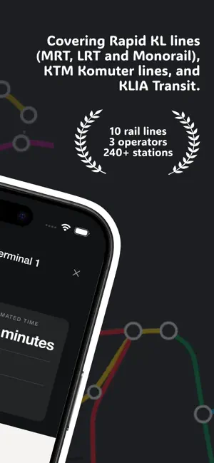 KL Trains: MRT LRT Planner screenshot 2
