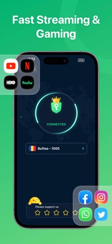 MATE VPN - Secure Your Network iPhone screenshot