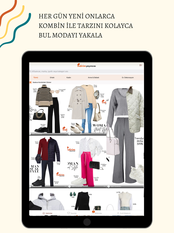 İndirim Yayıncısı iPad screenshot 2 - Shopping app