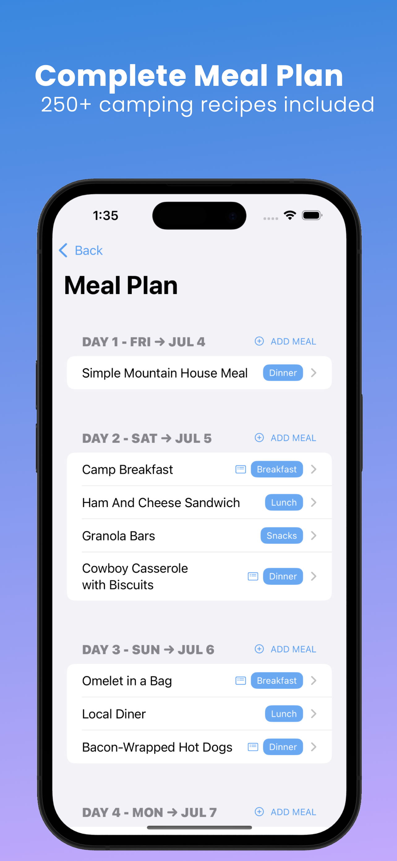 Wild Plan: Camping Planner