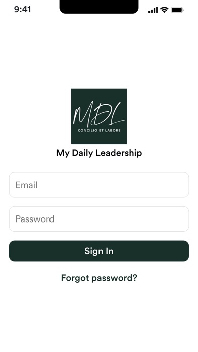 Screenshot #1 pour My Daily Leadership