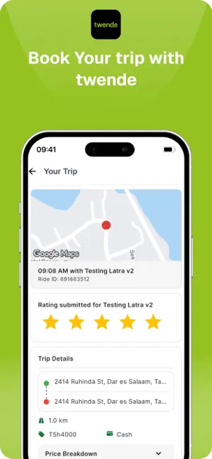 Twende - Request a ride screenshot 4