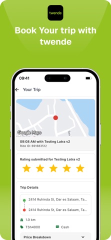 Twende - Request a ride Screenshot 4 of 5