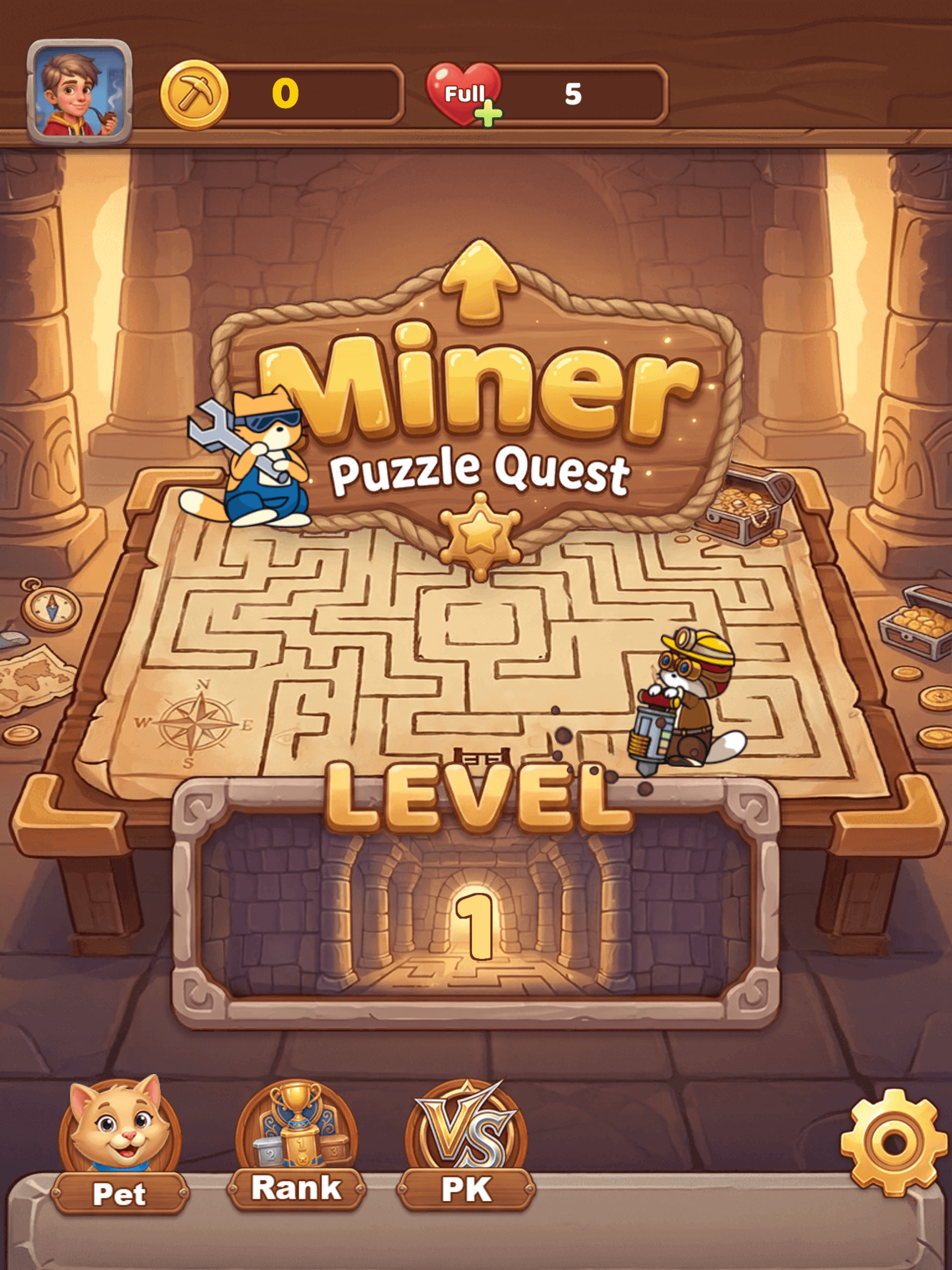 Miner Puzzle Quest screenshot 5