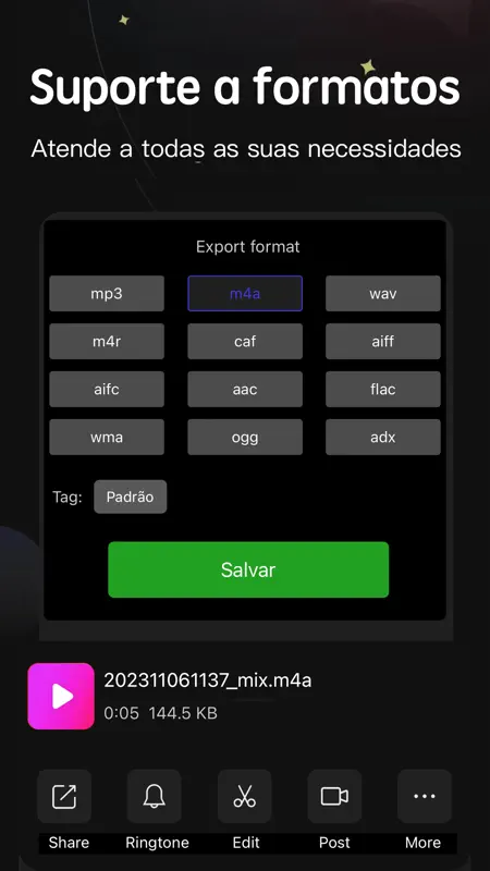 Edição de Audio Tool - Pro screenshot 8 of 8