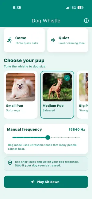 PupWhistle screenshot 2