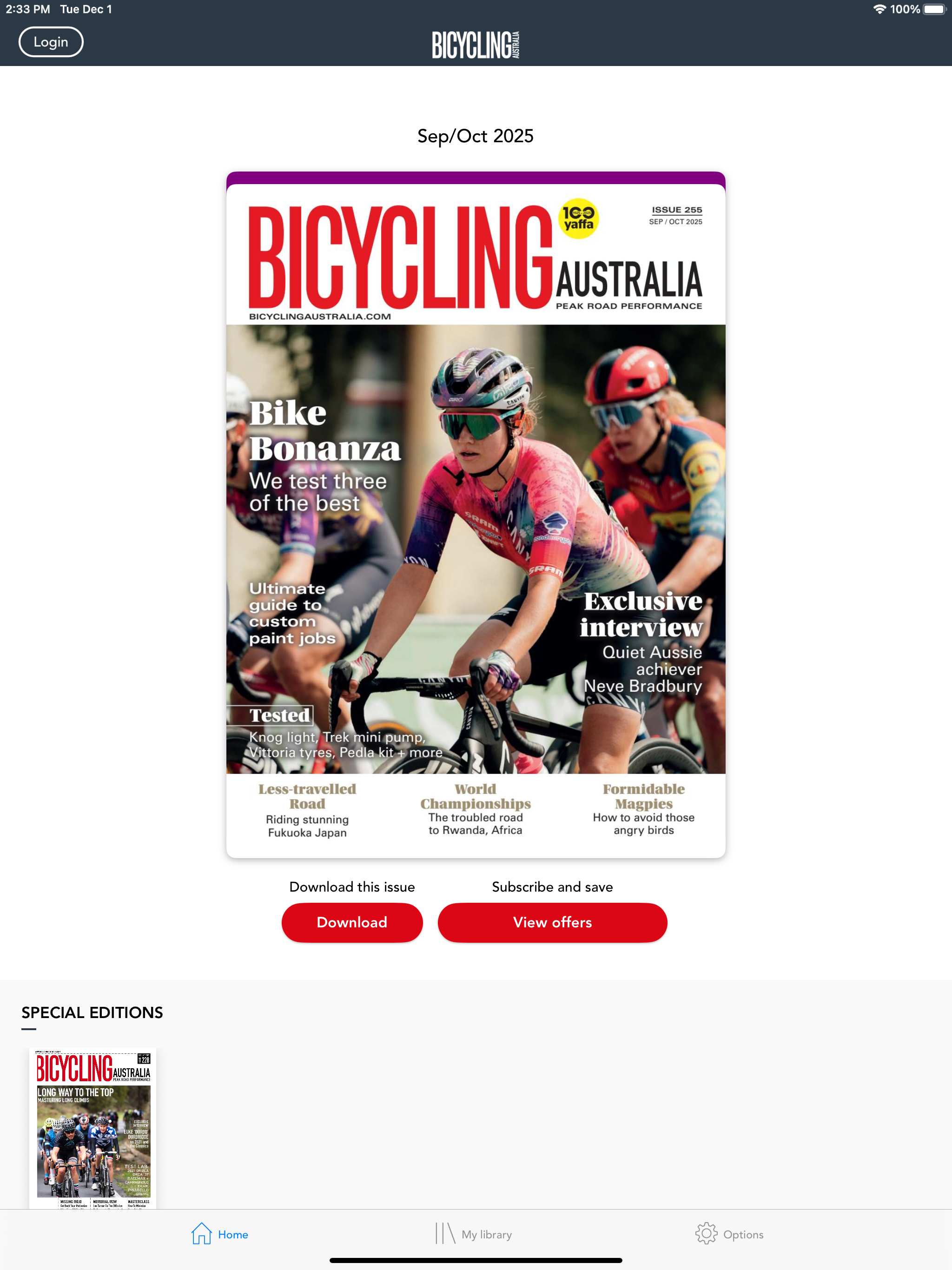 Bicycling Australia Magazine screenshot 3