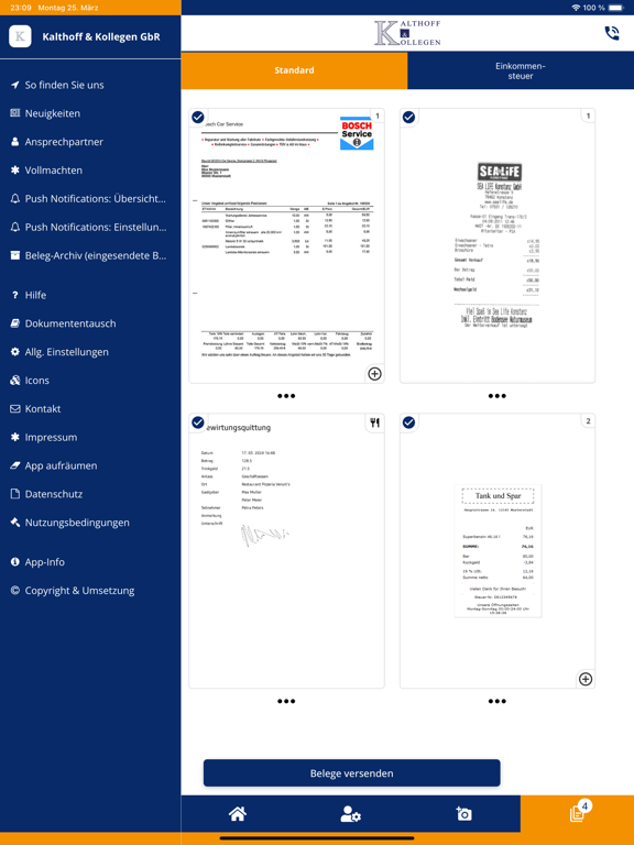 Screenshot #4 pour KuK:App - Die Mandanten-App