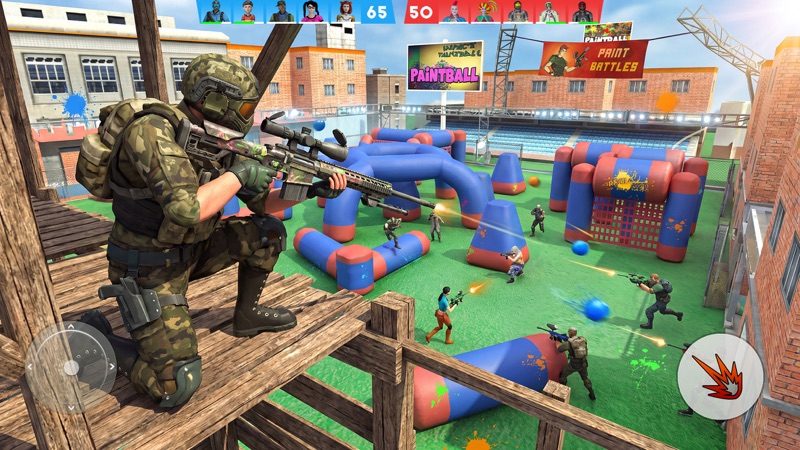 Paintball Shooting Team Strike screenshot 5