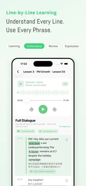 Saylet: Listen & Speak English screenshot 2