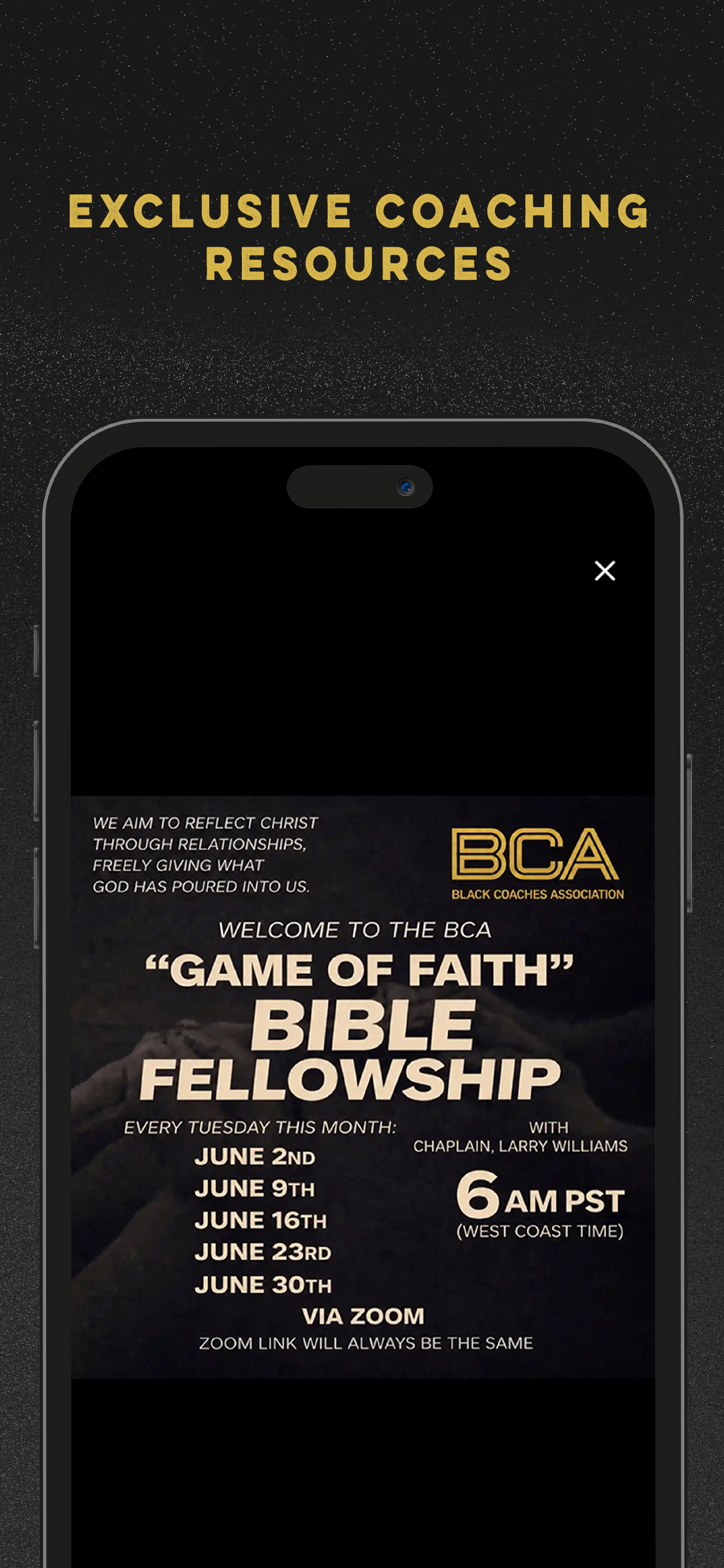Black Coaches Association screenshot 5