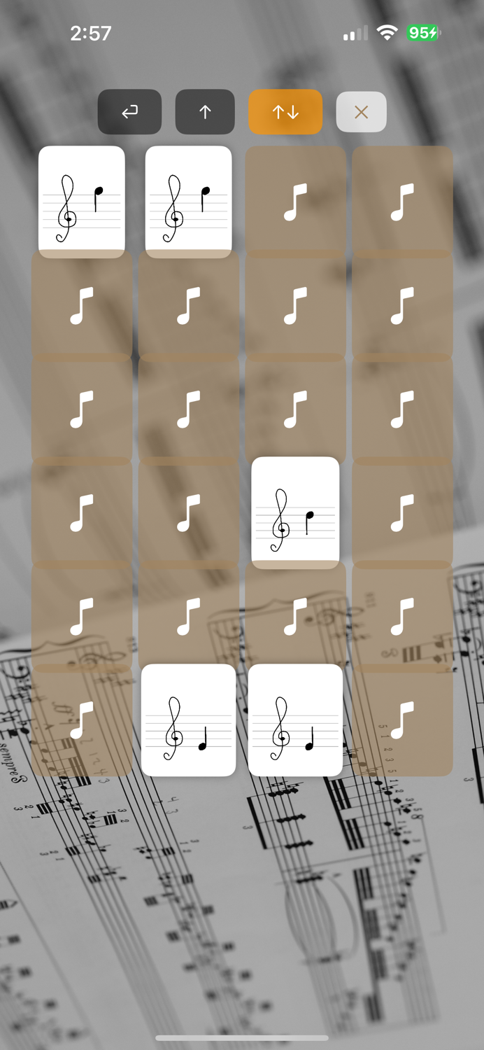 Memorama Clave de Sol