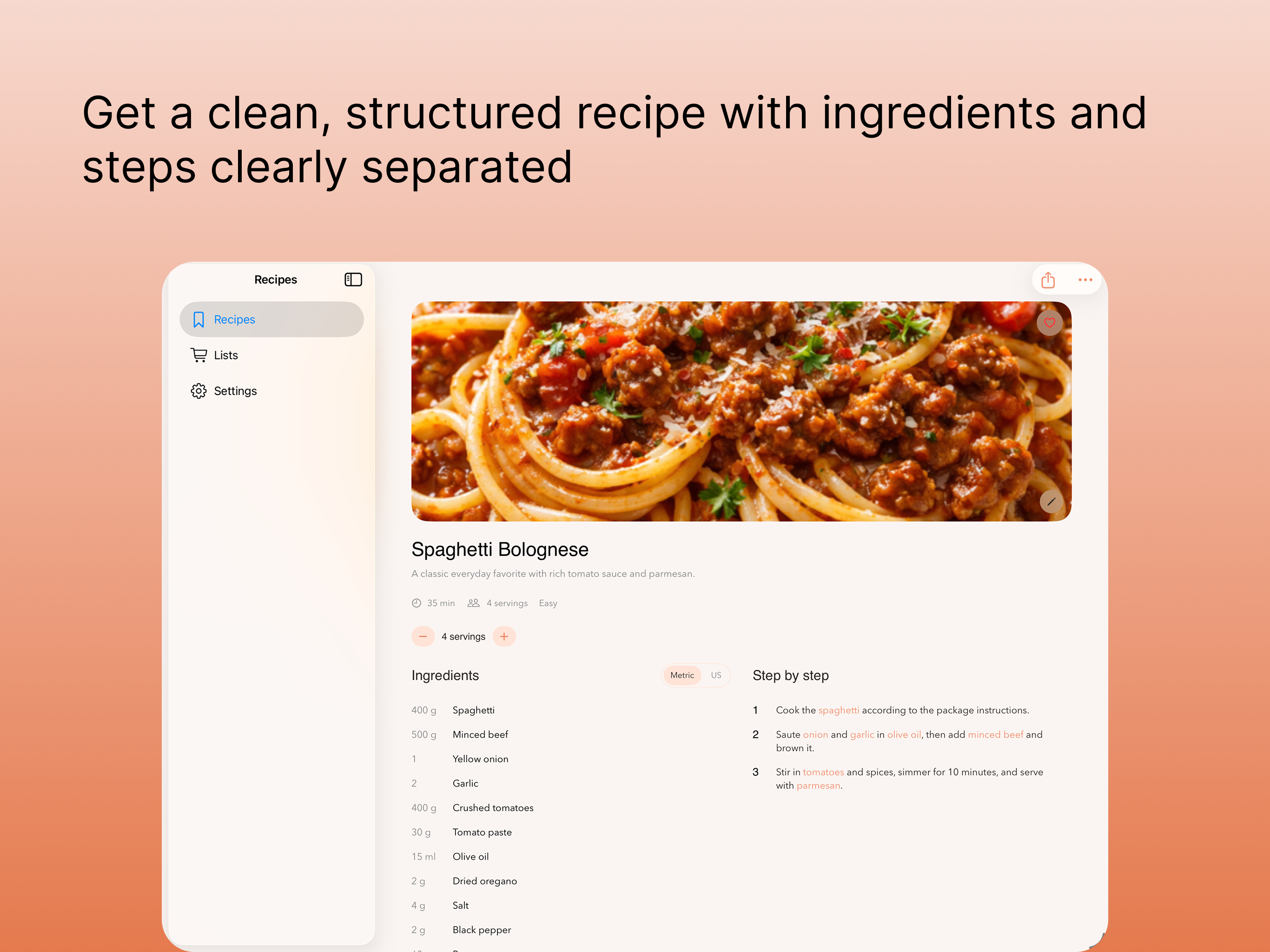 Receptly: Save recipes screenshot 8