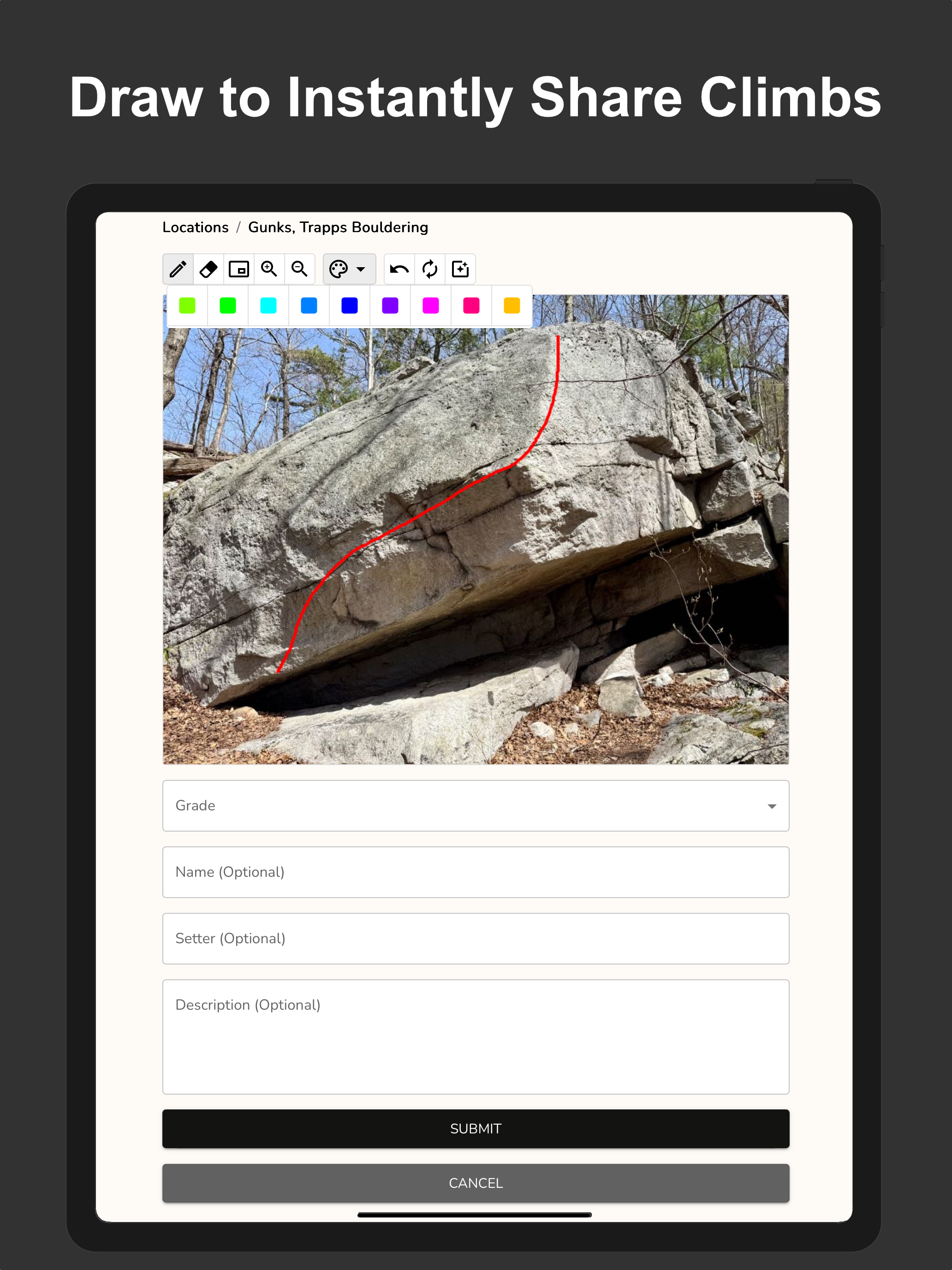 Rockclimbr App screenshot 7