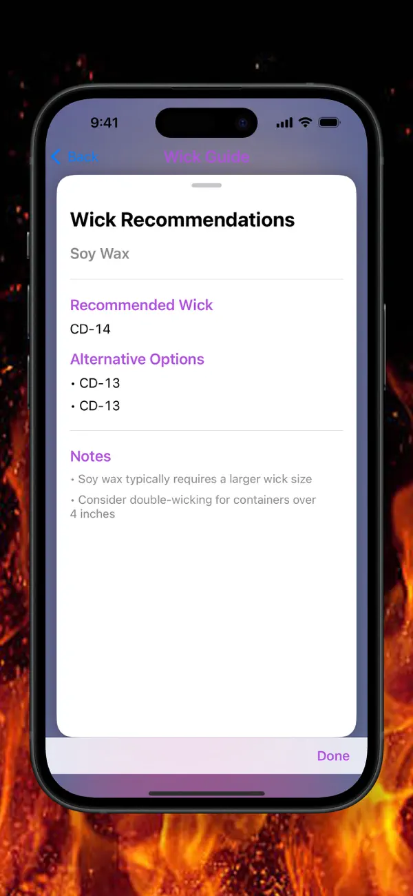 Screenshot #3 pour CandleCalc Plus