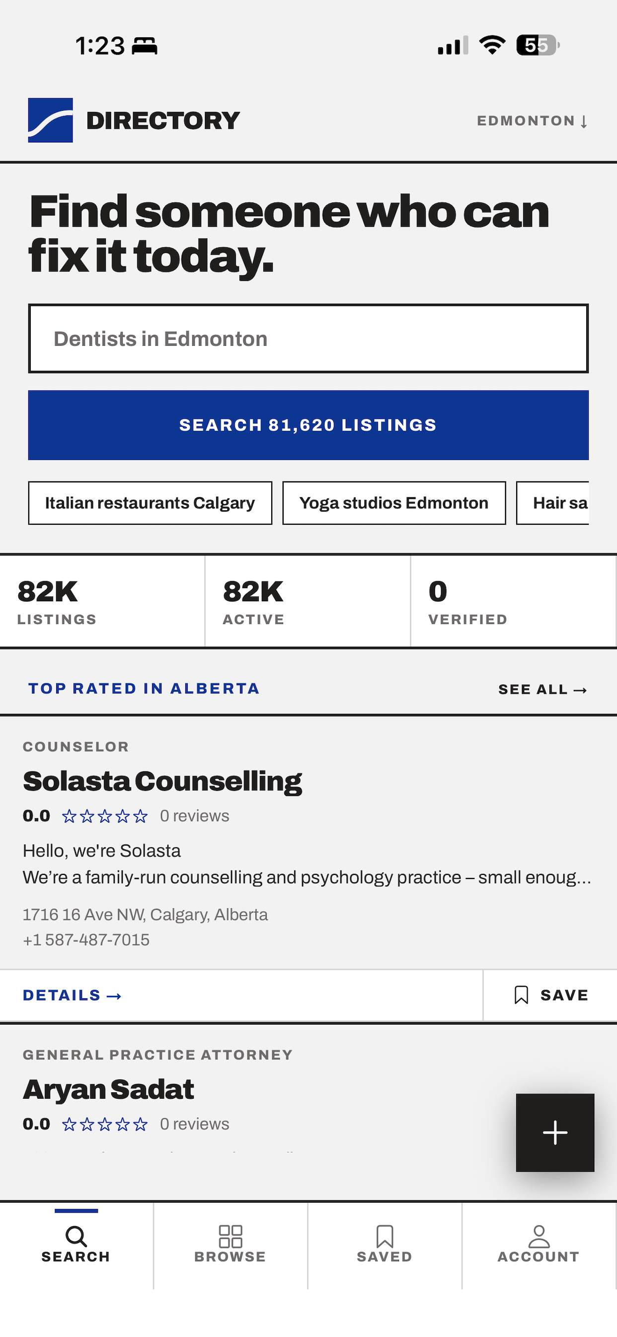 Alberta Directory screenshot 4