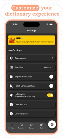 Polish | Polish Dictionary screenshot
