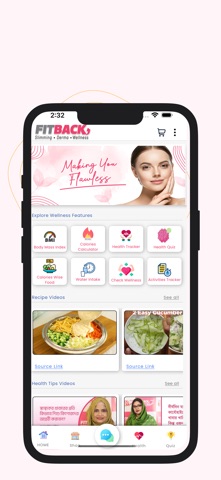 Fitback screenshot