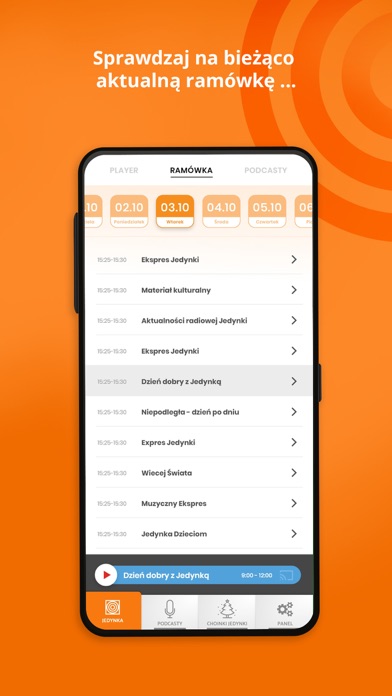 Jedynka Polskie Radio Screenshot