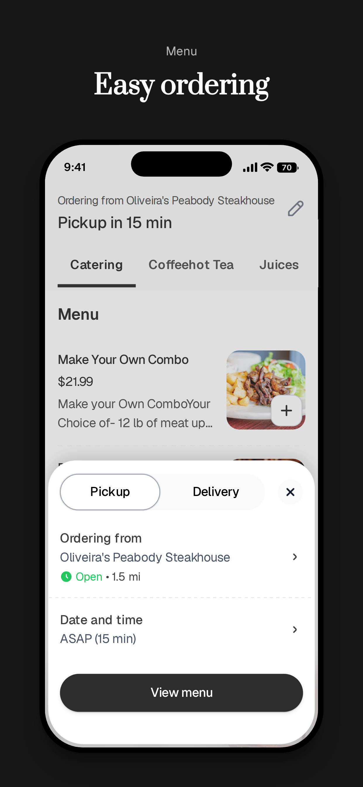 Oliveiras Peabody Restaurant screenshot 3