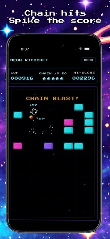 Neon Ricochet screenshot