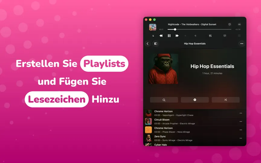 Screenshot von Evermusic auf dem iPhone 5