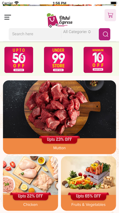 OHHO EXPRESS-Grocery Essential Screenshot