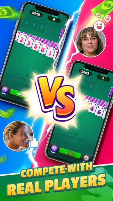 Solitaire Venture: Win Cash Screenshot