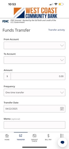 West Coast Community Bank app screenshot 3