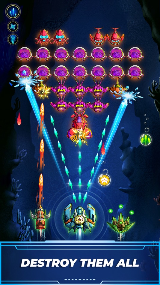 #5. Atlantis Invaders (iOS) Podle: Spirit Bomb
