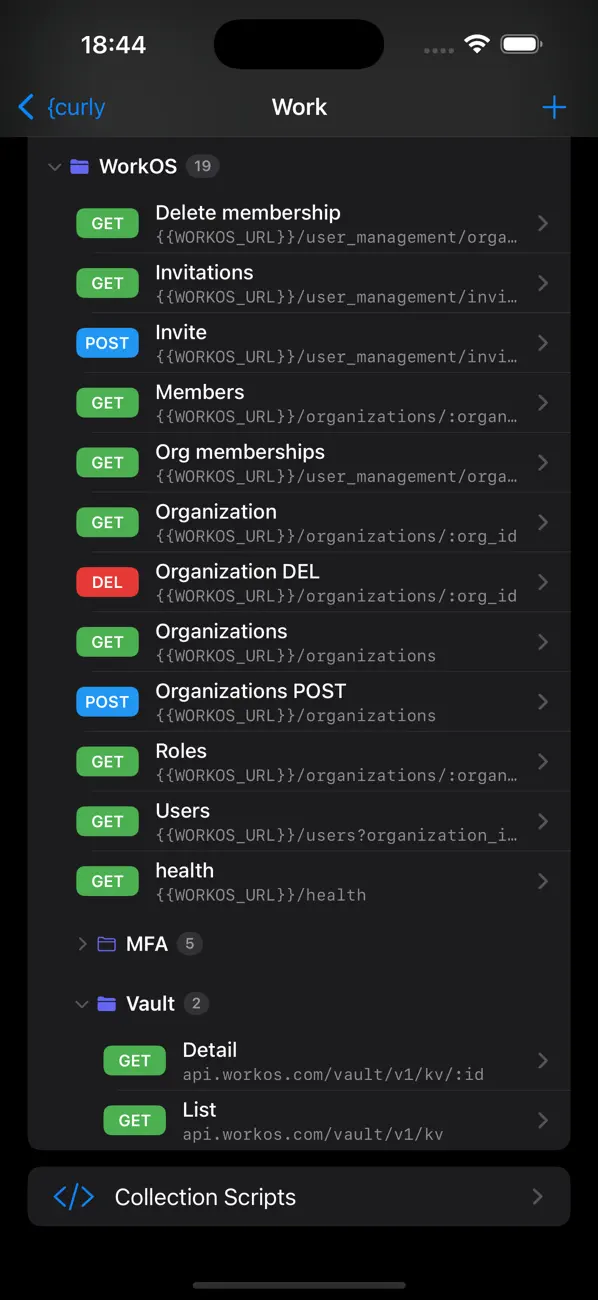 #4. Curly — REST API Client (iOS) Podle: Artem Sharifullin