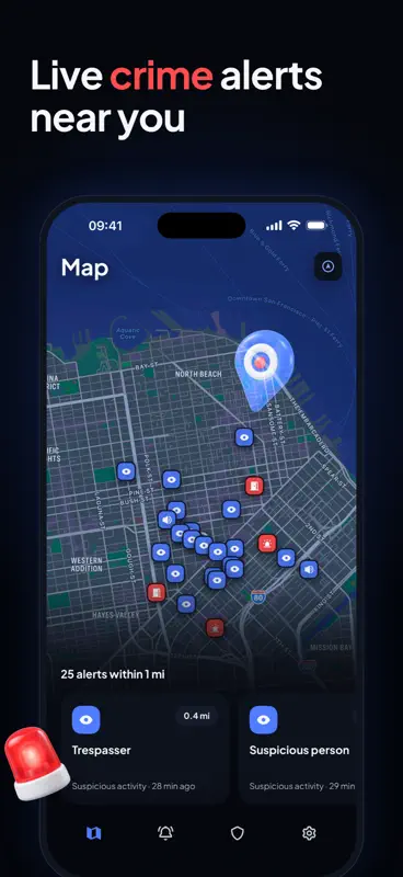 Responder AI: Crime Alerts screenshot 1 of 6