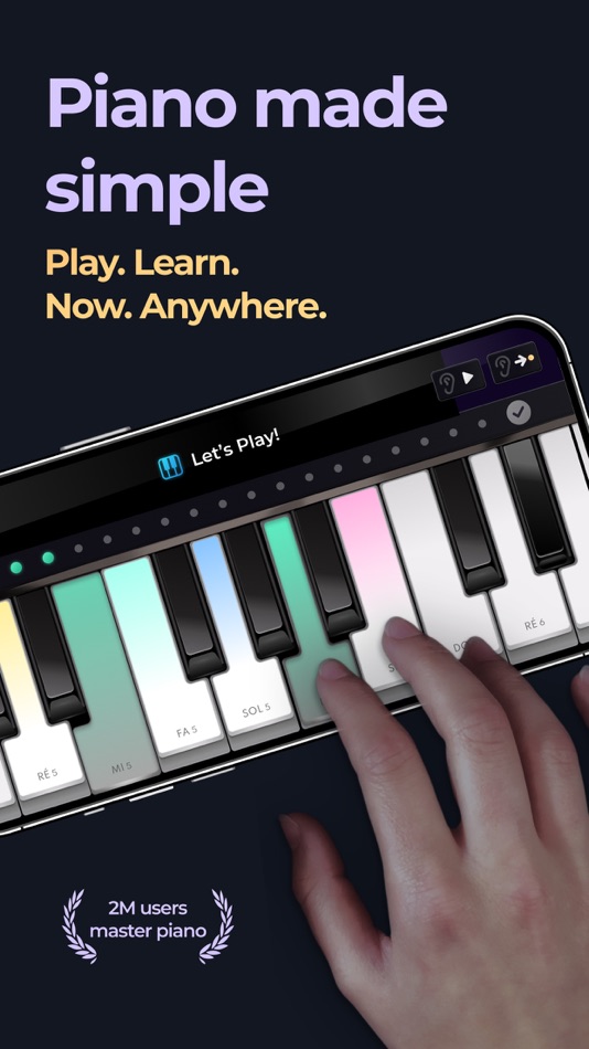 #1. Piano - Keyboard Lesson & Game (iOS) 由: MWM