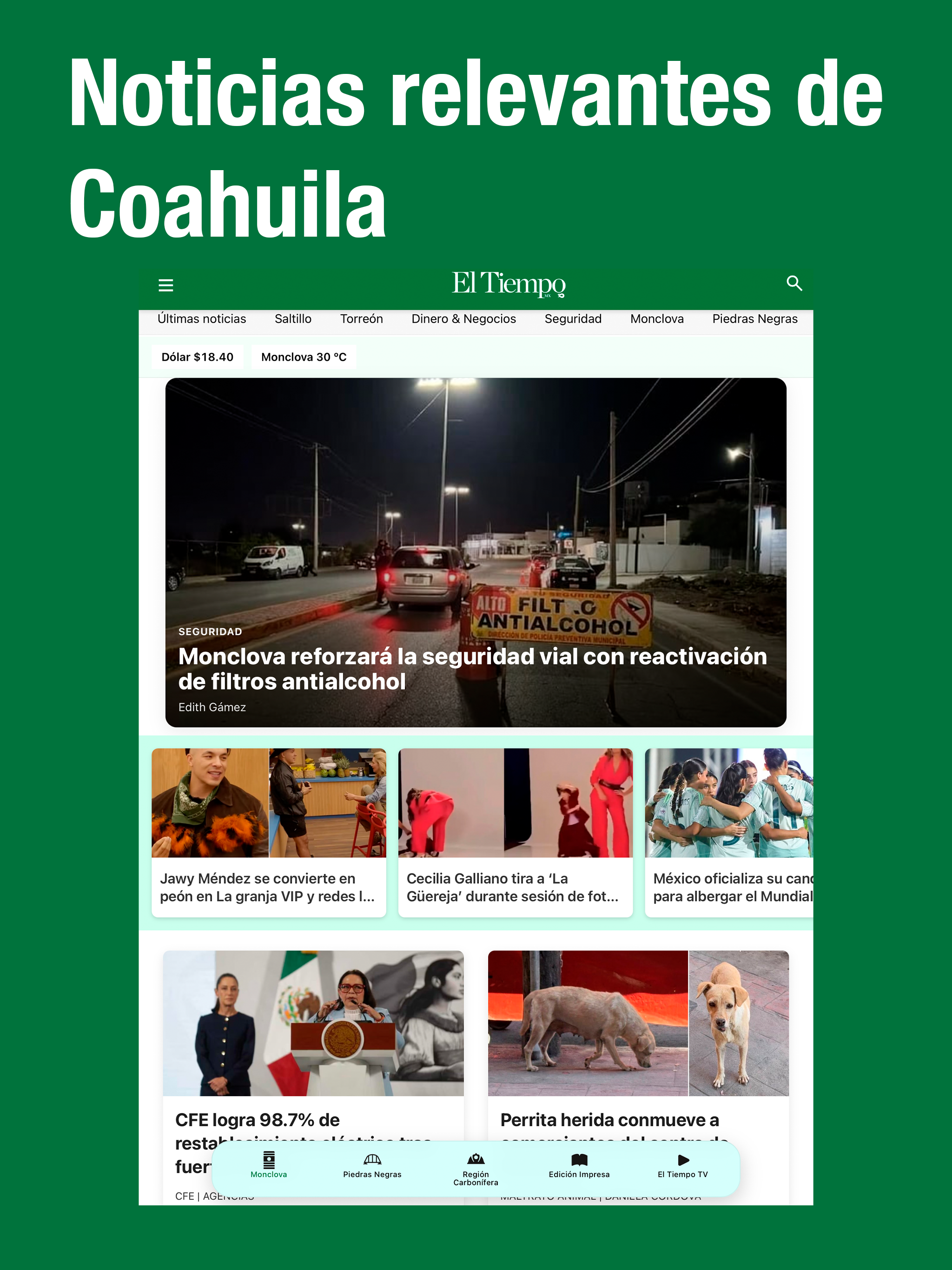 El Tiempo Monclova screenshot 6