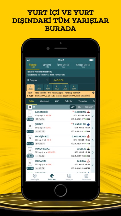 atyarışı.com - TJK At Yarışı