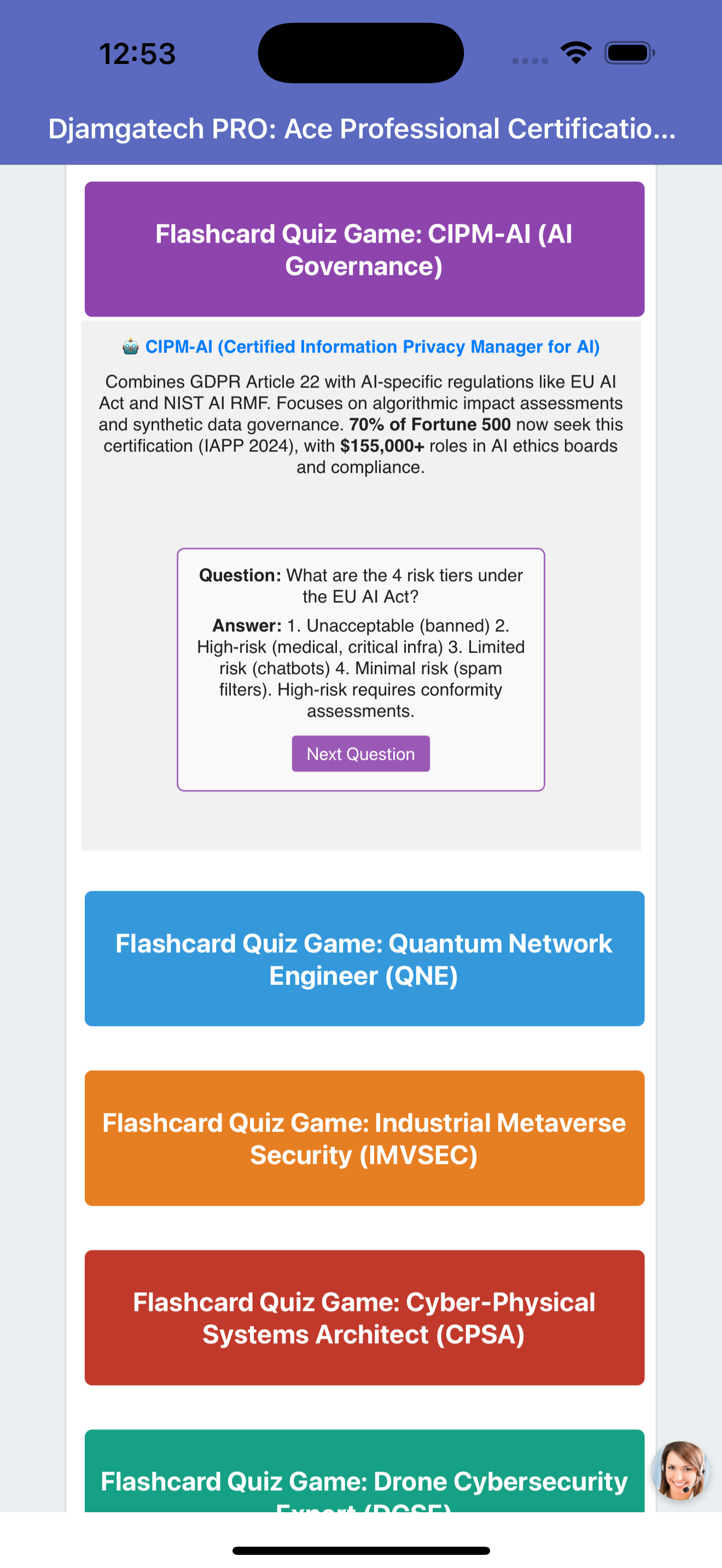 Djamgatech: CertMaster AI Pro